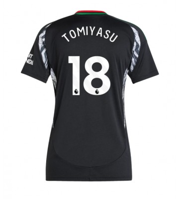 Arsenal Takehiro Tomiyasu #18 Bortatröja Kvinnor 2024-25 Kortärmad